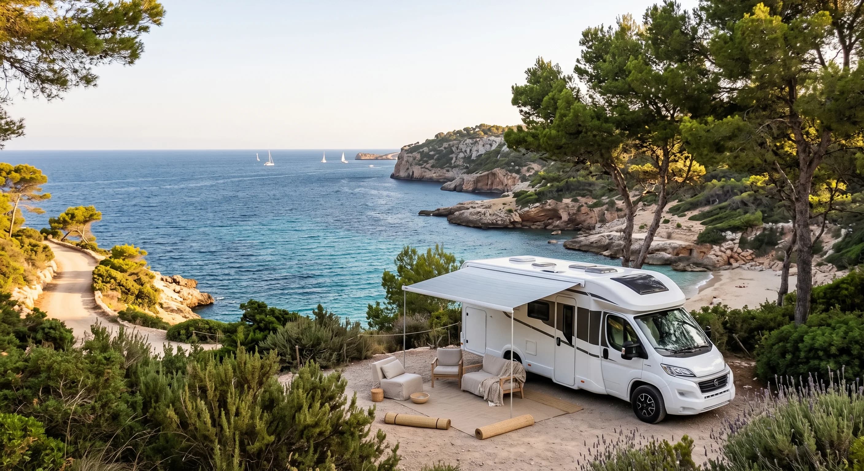Escapada en camping junto al Mediterráneo